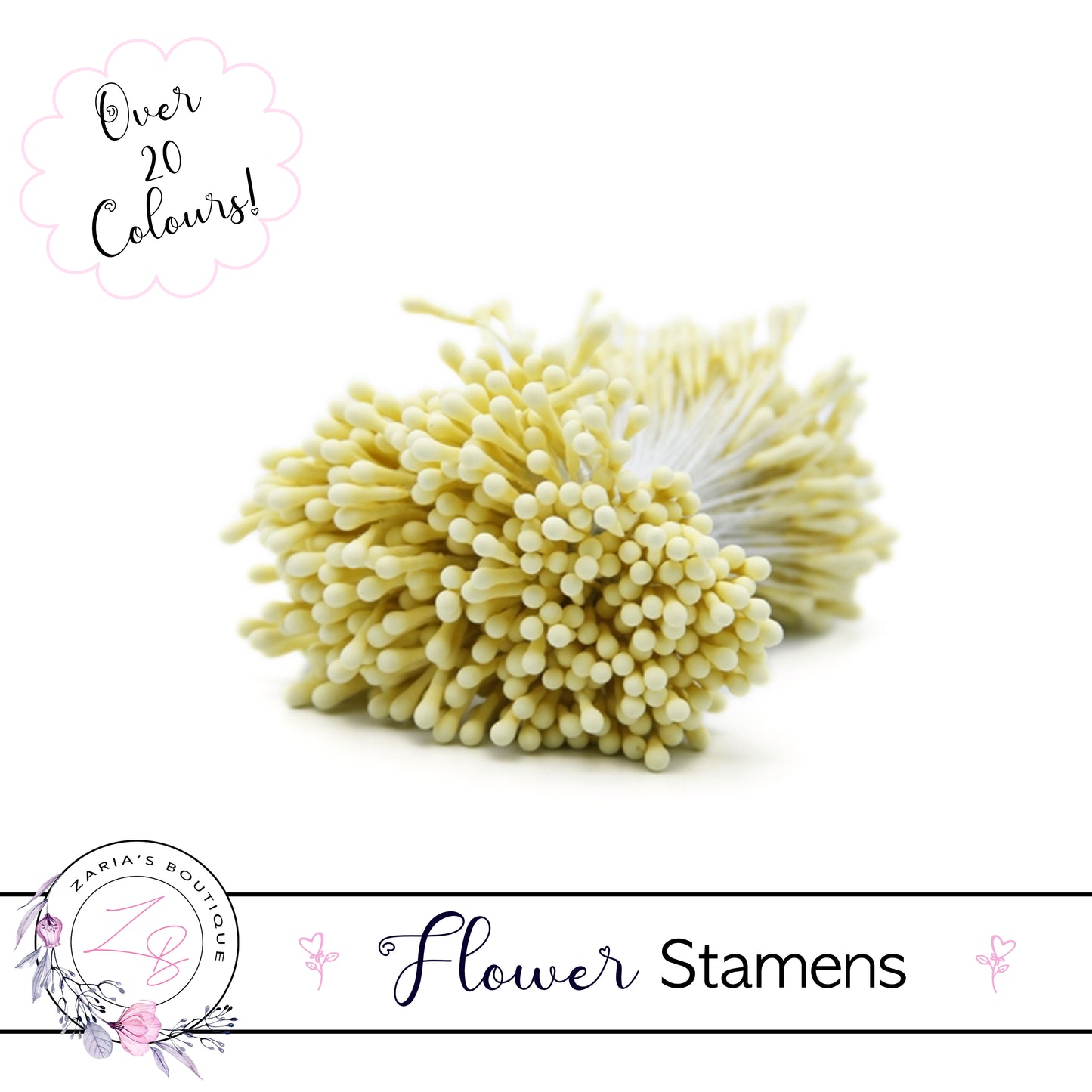 Flower Stamens ⋅ Lemon Yellow ⋅