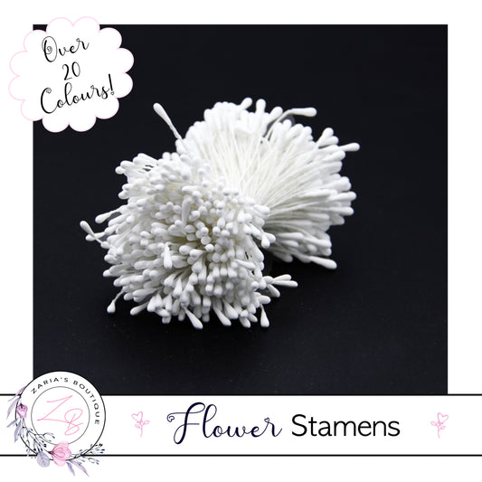 Flower Stamens ⋅ White ⋅
