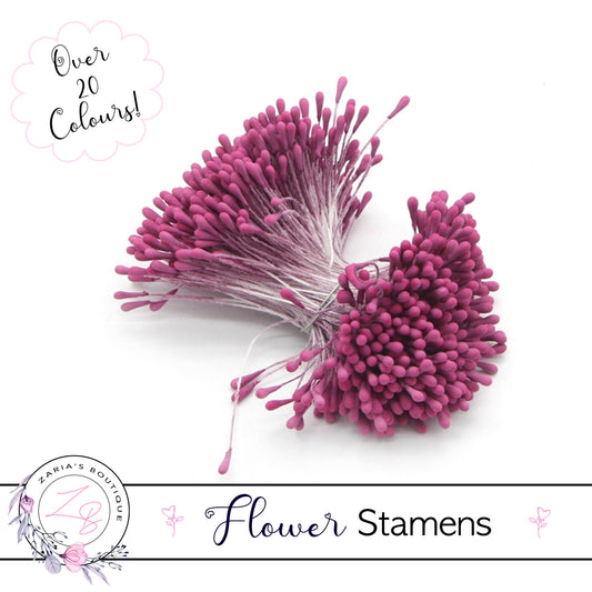 Flower Stamens ⋅ Cerise Pink ⋅