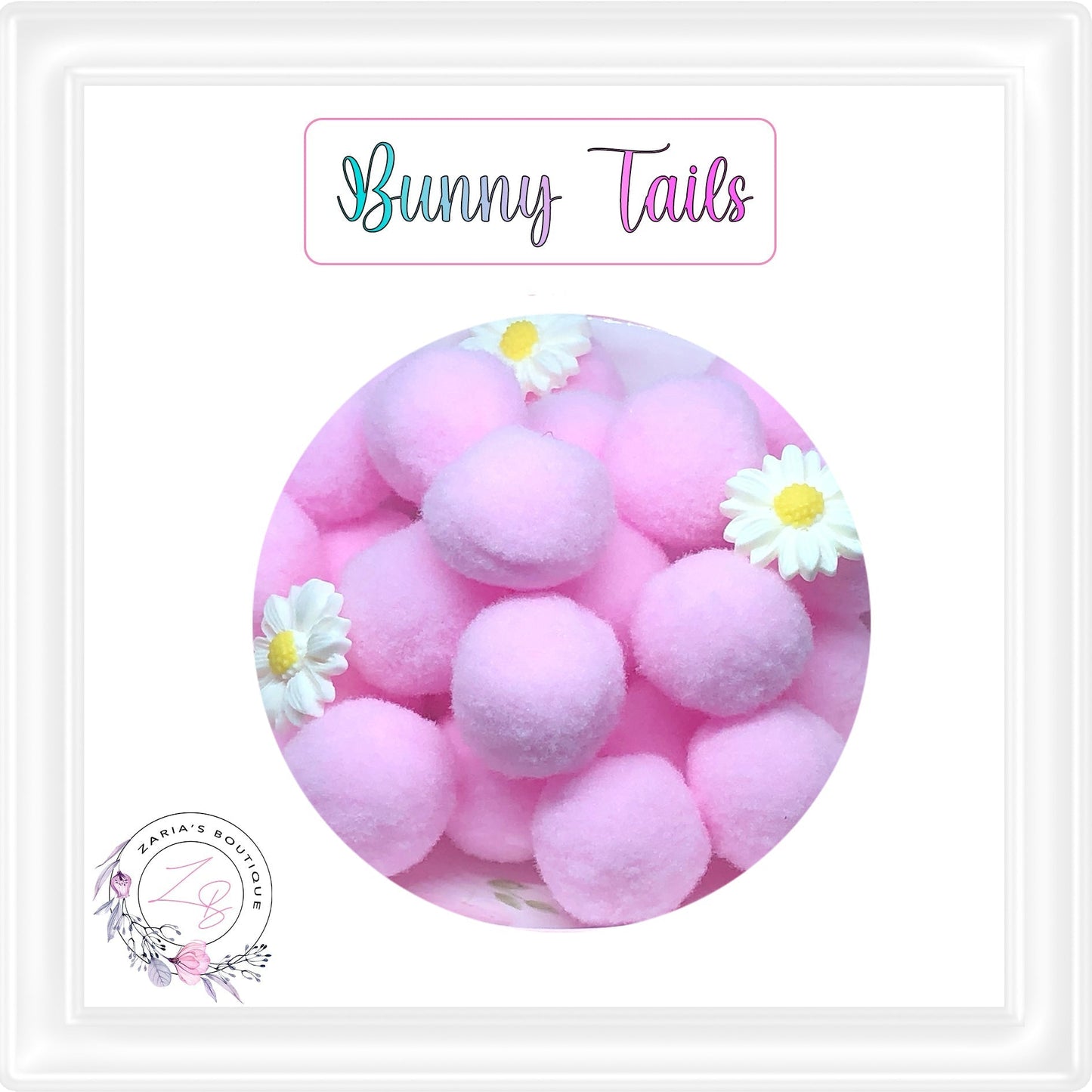 ⋅ Bunny Tails ⋅ 25mm Pom Poms ⋅ Lemon Yellow ⋅ Easter Embellishment ⋅ 10 pieces ⋅