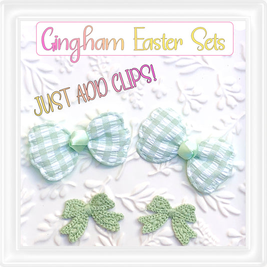 ⋅ Gingham & Bows ⋅ Padded Appliques & Knitted Embellishments ⋅ Green ⋅