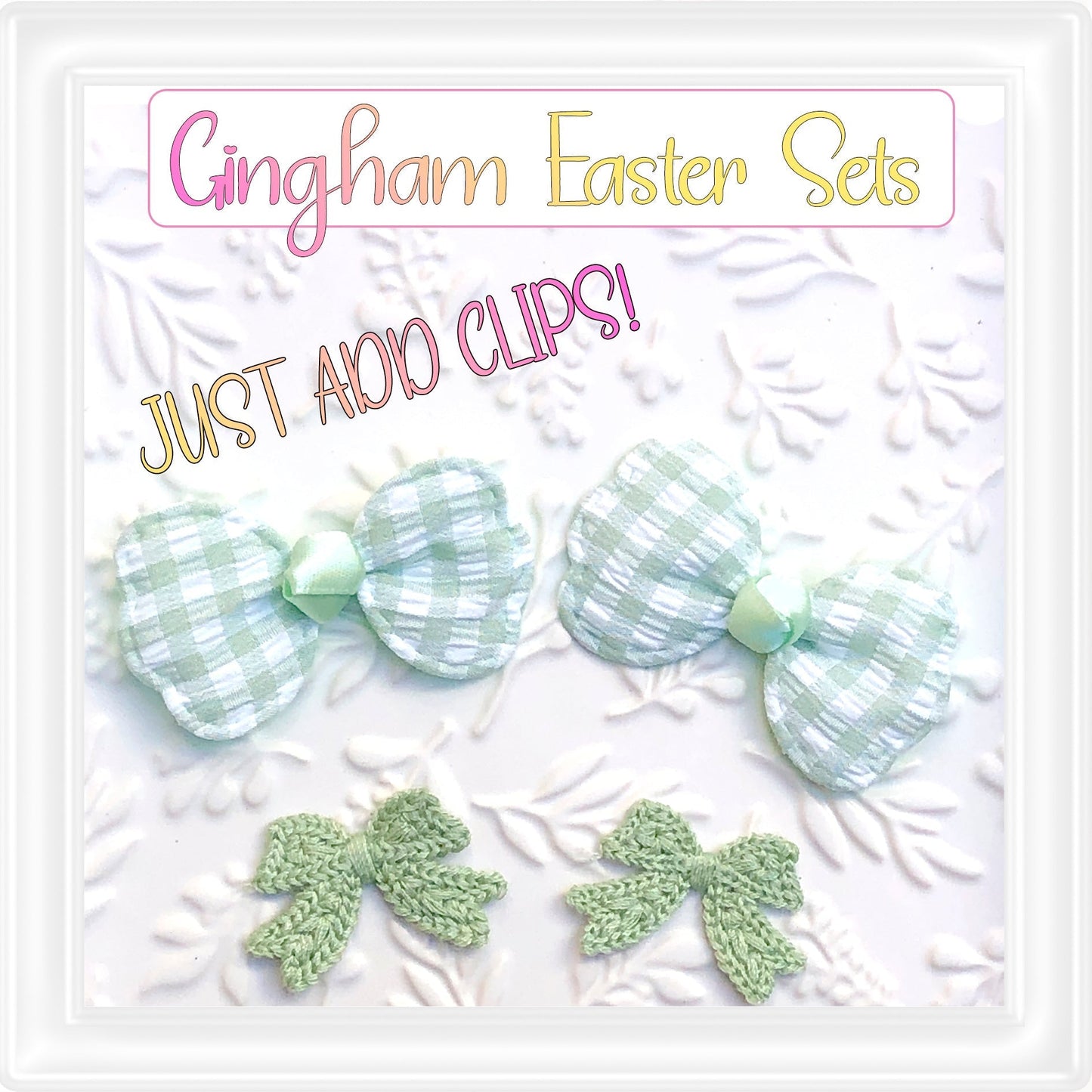 ⋅ Gingham & Bows ⋅ Padded Appliques & Knitted Embellishments ⋅ Pink ⋅