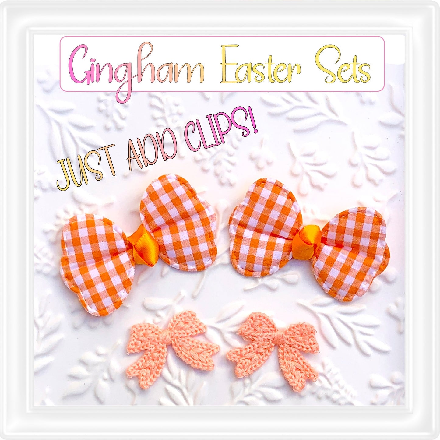 ⋅ Gingham & Bows ⋅ Padded Appliques & Knitted Embellishments ⋅ Pink ⋅