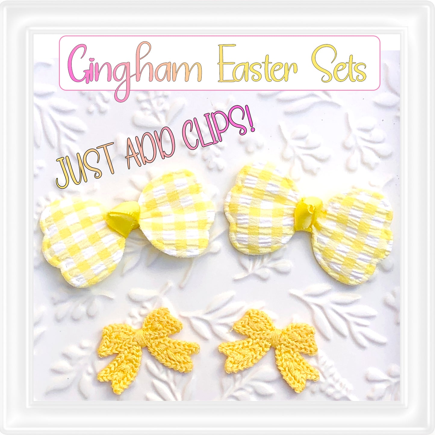 ⋅ Gingham & Bows ⋅ Padded Appliques & Knitted Embellishments ⋅ Green ⋅