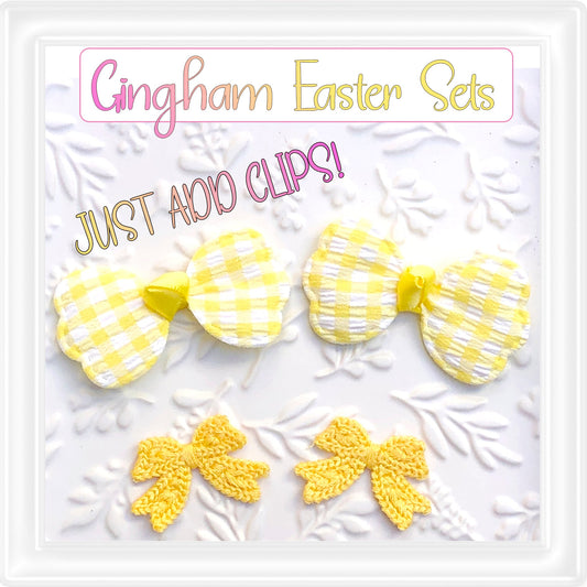 ⋅ Gingham & Bows ⋅ Padded Appliques & Knitted Embellishments ⋅ Yellow ⋅