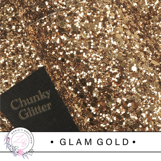 ⋅ Glam Gold ⋅ Premium Chunky Glitter Canvas