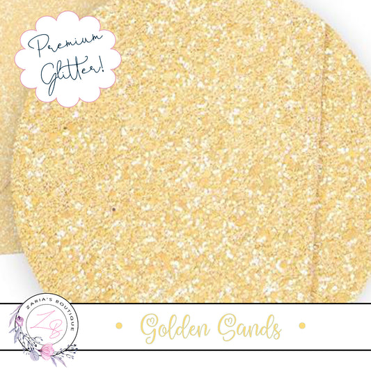 ⋅ Golden Sands ⋅ Premium Yellow Chunky Glitter ⋅