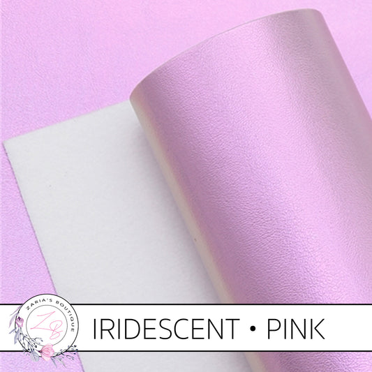 ⋅ Pink Pearl AB ⋅ Iridescent Smooth Vegan Faux Leather