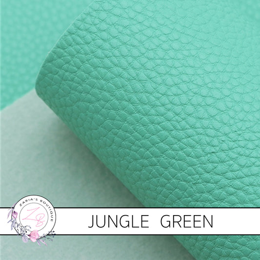 Pebble Grain Faux Leather • Jungle Green