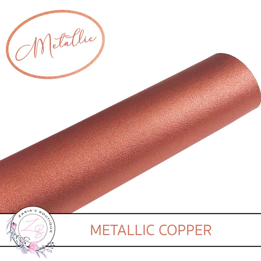 Metallic Copper • Vegan Faux Leather