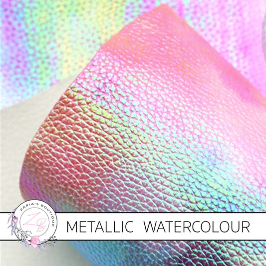 ⋅ Lolly Mix ⋅ Metallic Watercolour Vegan Faux Leather ⋅ 0.60mm