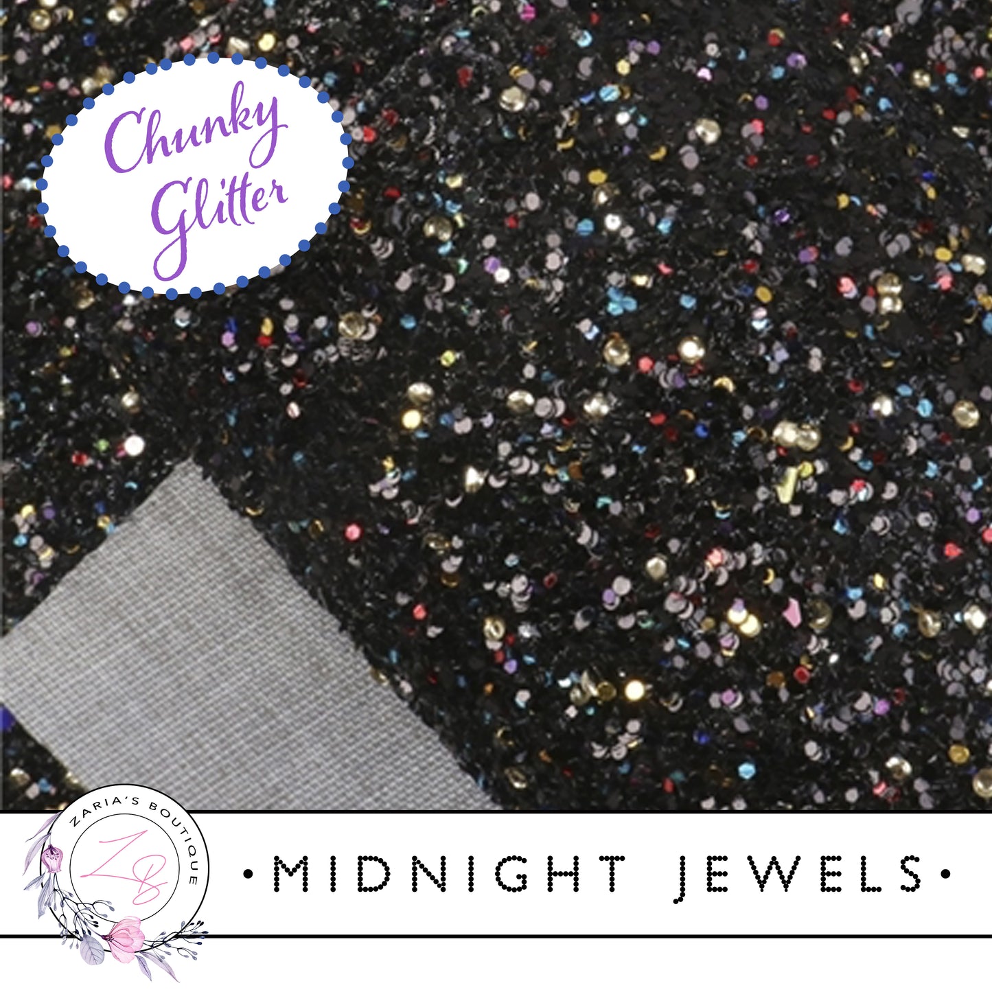 Midnight-Jewels-Black-Sprinkle-Chunky-Glitter-Craft-Fabric