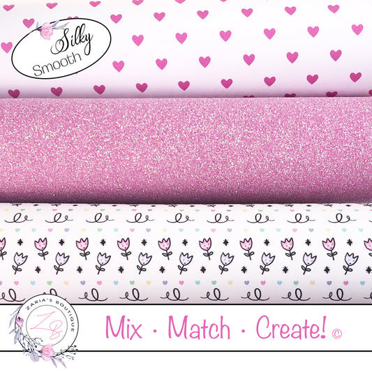 ⋅ Happy Tulips ⋅ Vegan Faux Leather ⋅ Mix Match Create ©