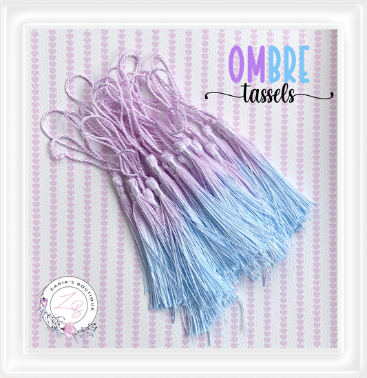 ⋅ Ombre Silky Tassels ⋅ Bookmarks Earrings & Crafting ⋅ 13cm