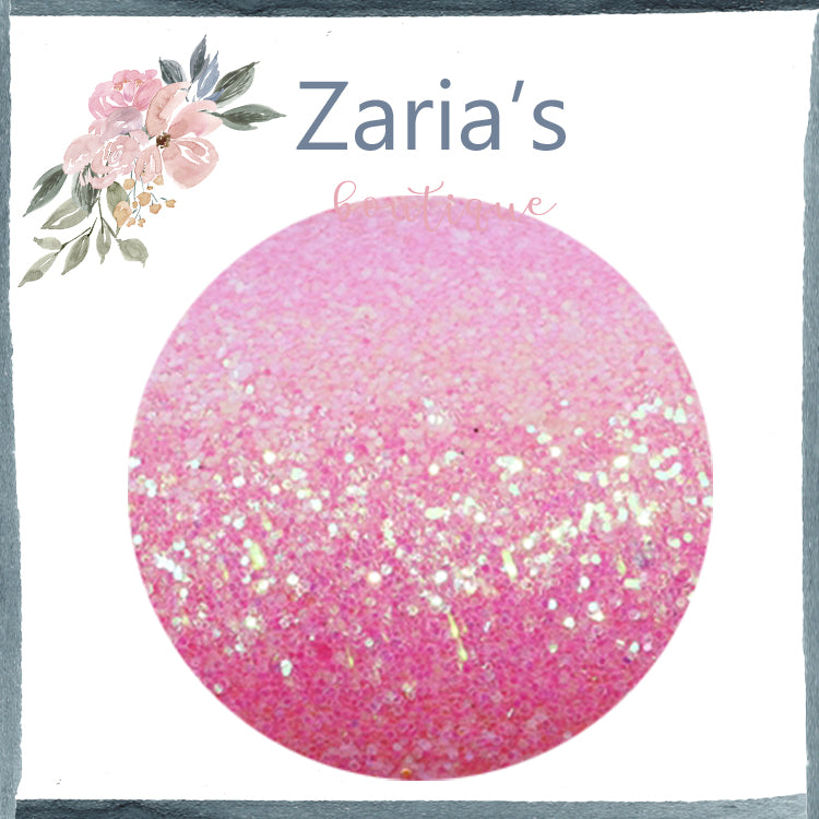 Pink Lemonade ~ Medium Glitter Faux Leather Fabric Sheets