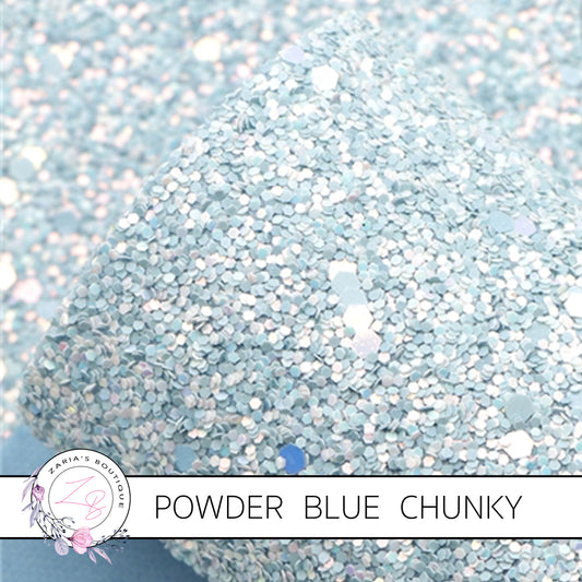 Powder Blue ~ Pastel Chunky Glitter ~ 1.5mm