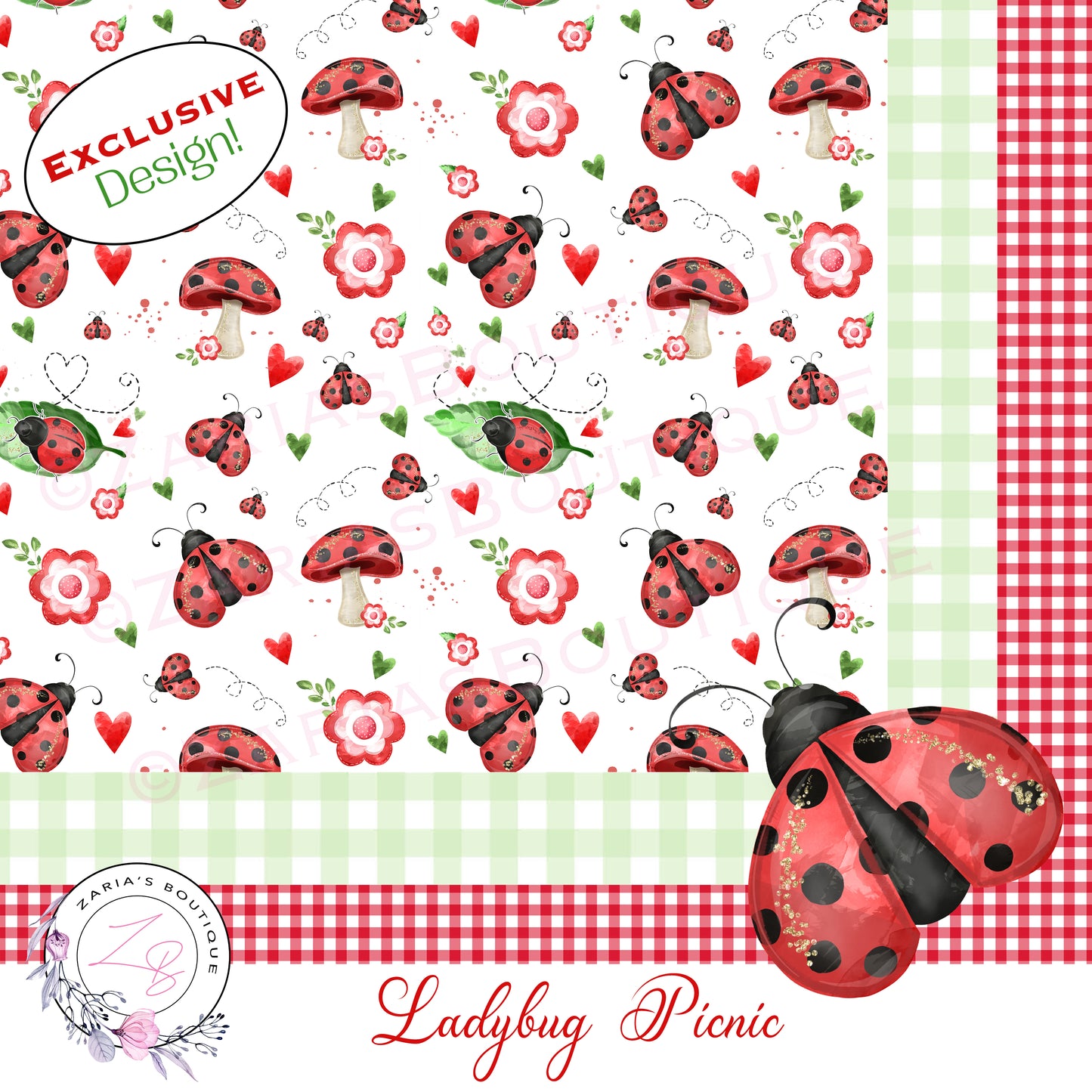 ⋅ Ladybugs ⋅ Embellishment ⋅ Flatback Resin ⋅ 2 Pieces ⋅