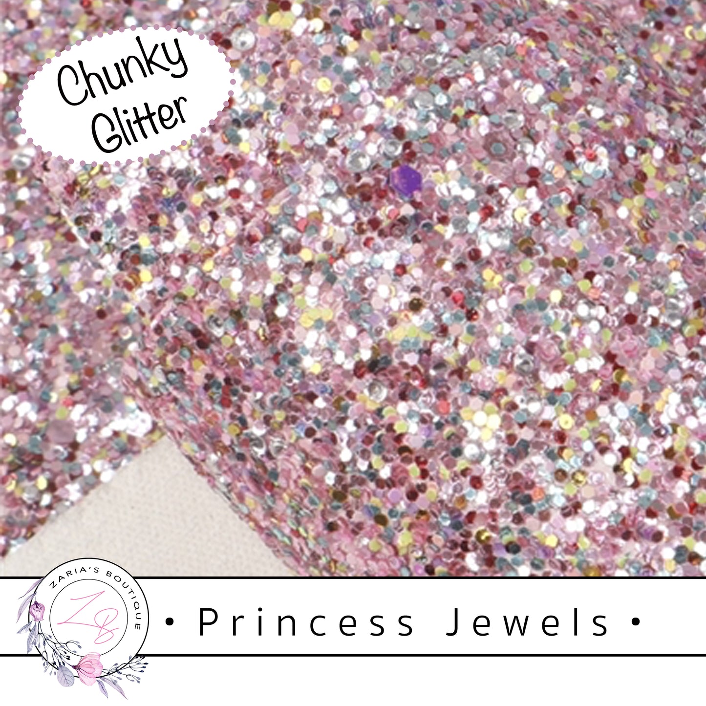 ⋅ Princess Jewels ⋅ Chunky Sparkle Glitter ⋅ 1.14mm