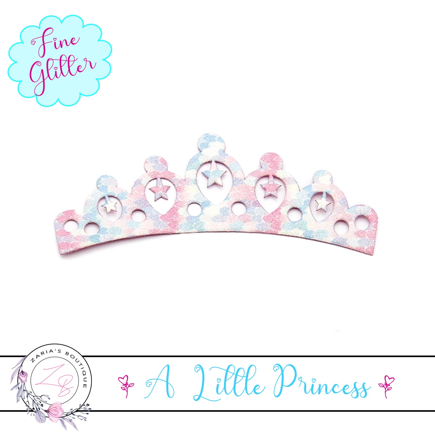 ⋅ A Little Princess ⋅ Fine Glitter Tiara Embellishment ⋅