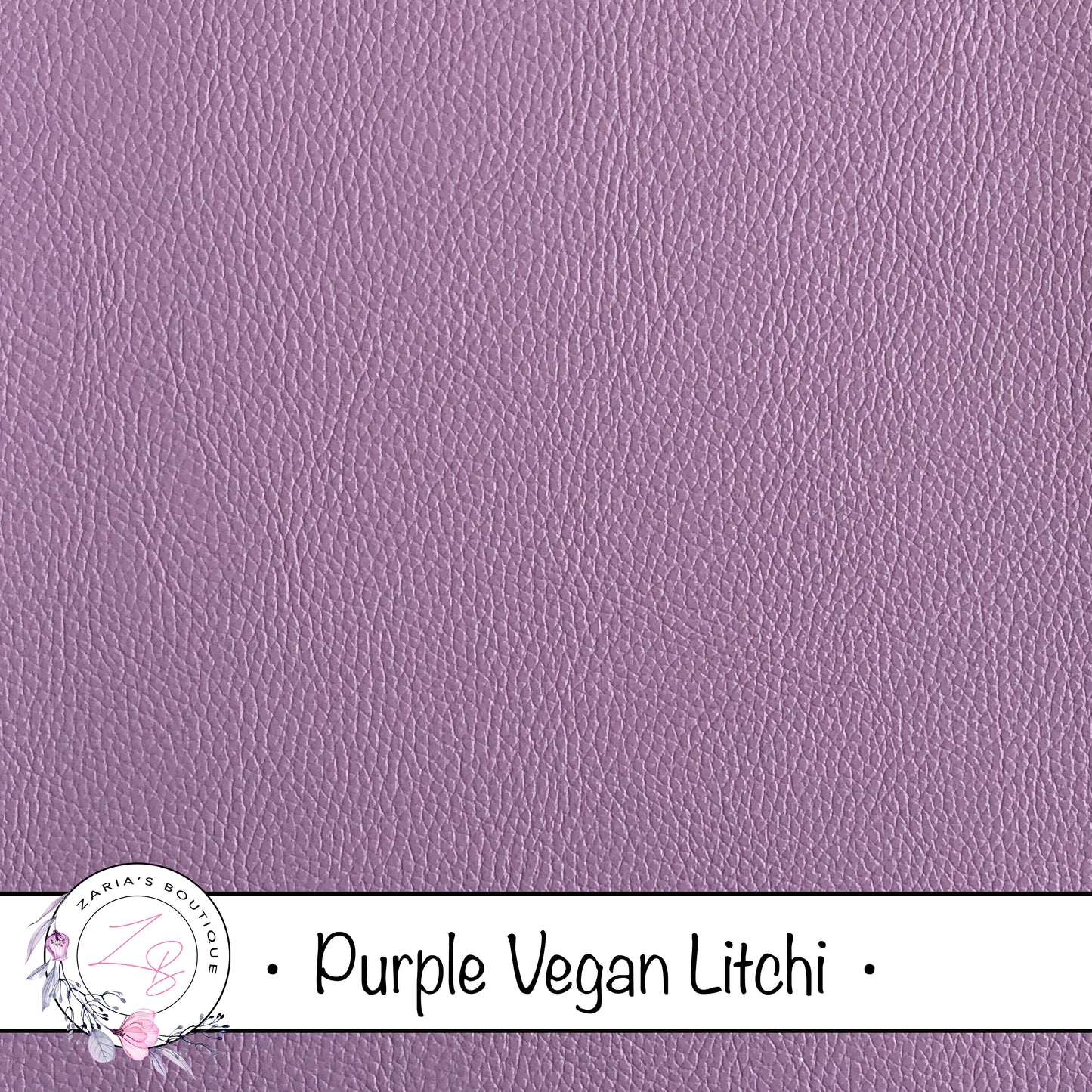 Purple Faux Leather • Vegan Pebble Grain