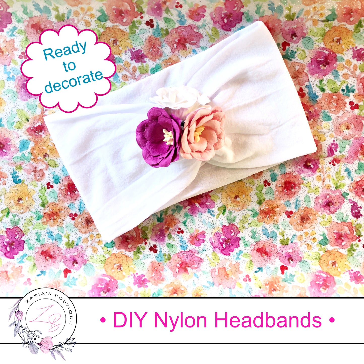 ⋅ DIY Headbands ⋅ 18 Colours!