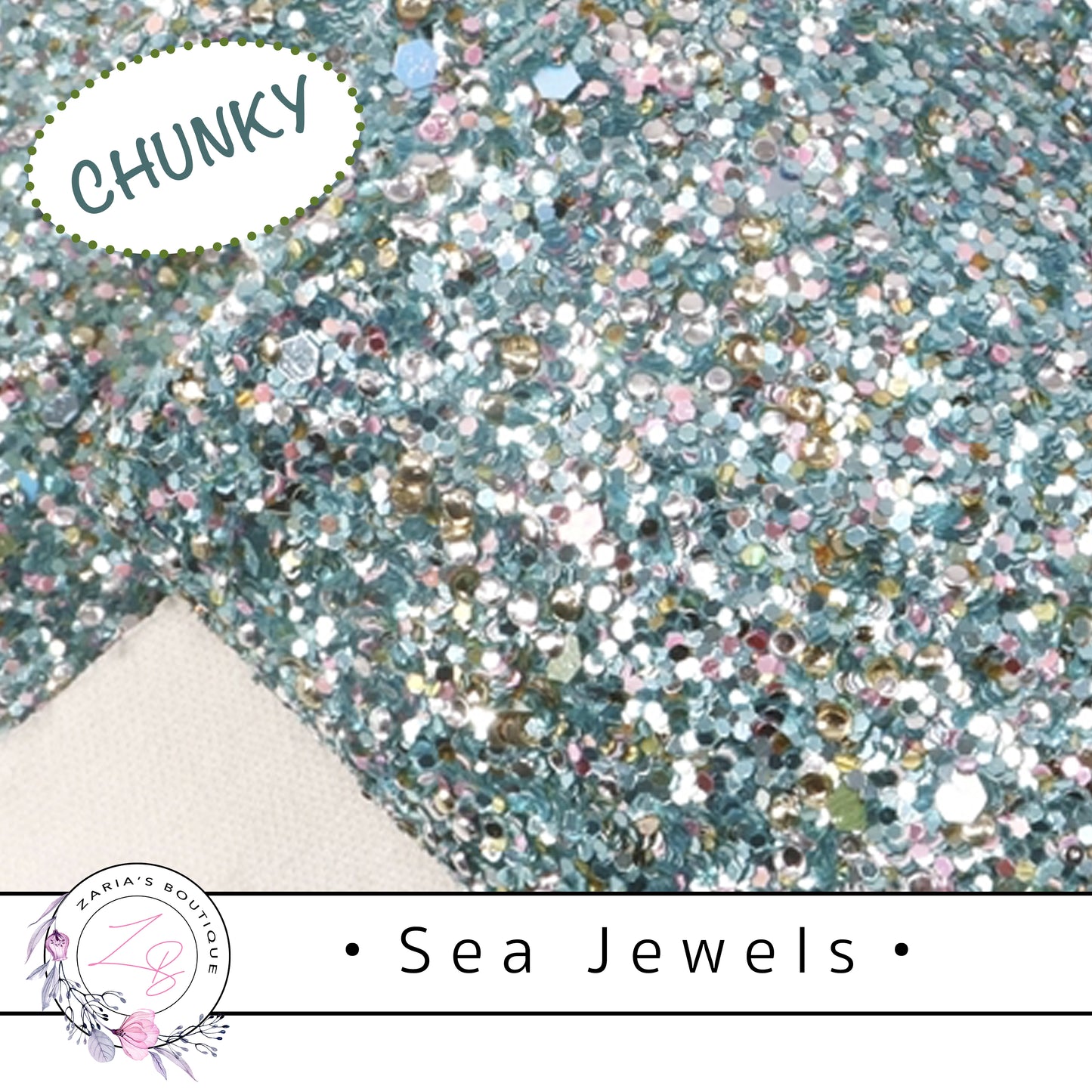 ⋅ Sea Jewels ⋅ Chunky Sparkle Glitter ⋅ 1.14mm
