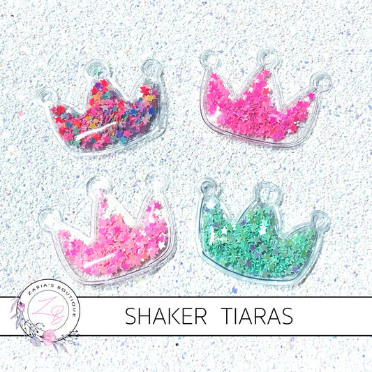SALE Star-Filled Tiara Shakers ~ 4 Colours ~ 5.6 x 4.5cm