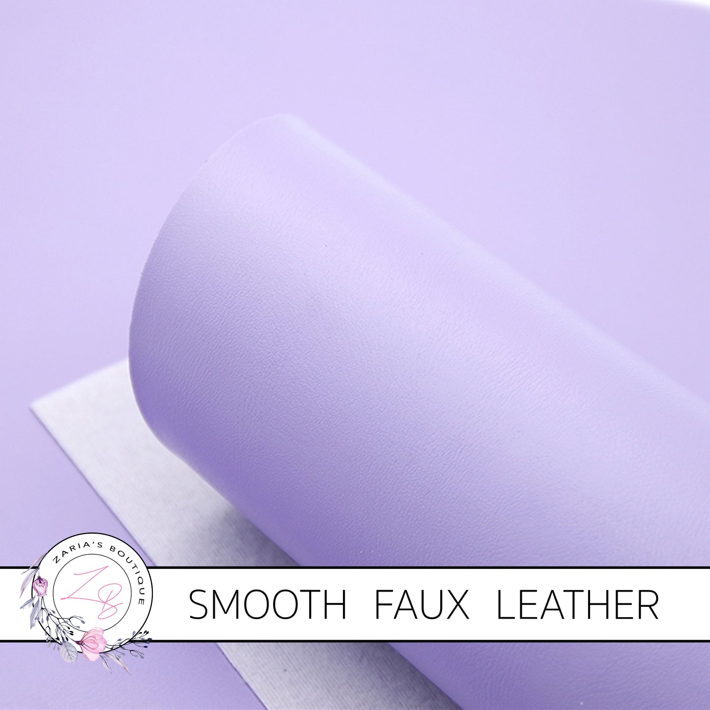 Lavender Purple ~ Smooth Faux Leather Craft Fabric Sheets ~ 0.92mm
