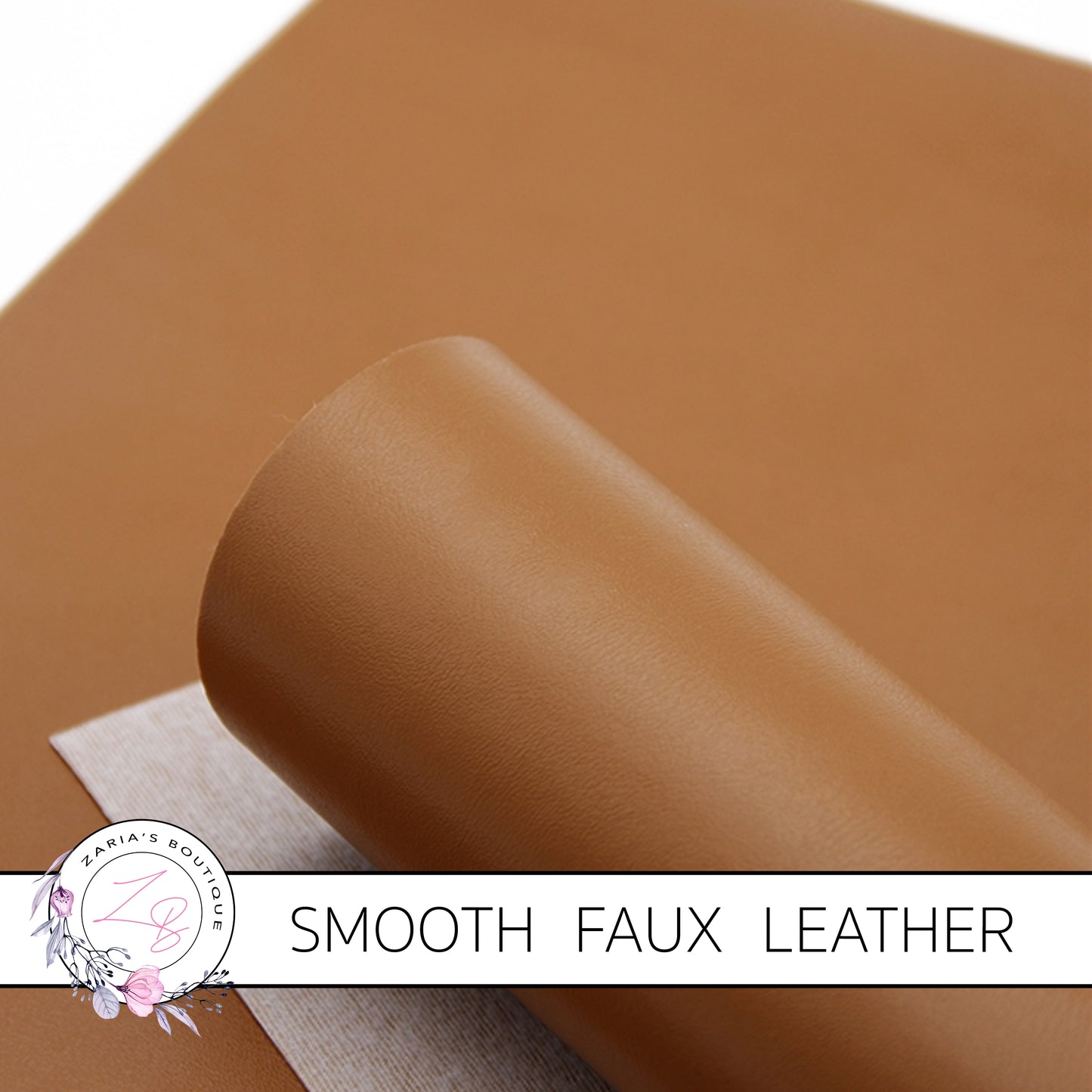 Tan Smooth Faux Leather ~ 0.92mm