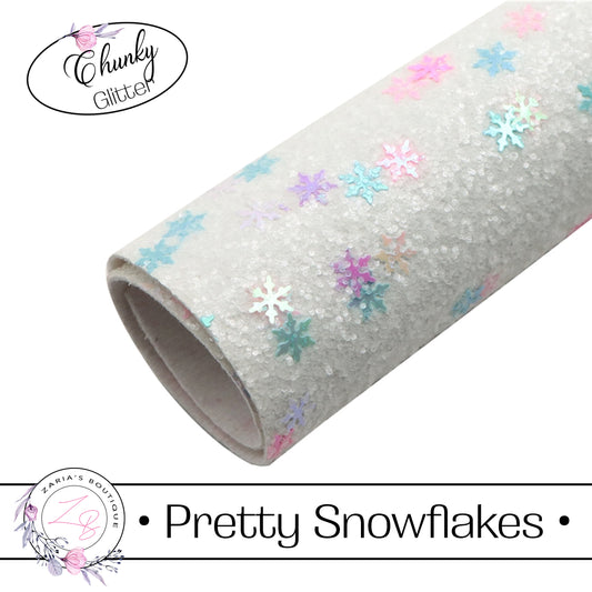 ⋅ Snowflakes ⋅ Embellished Chunky Glitter ⋅