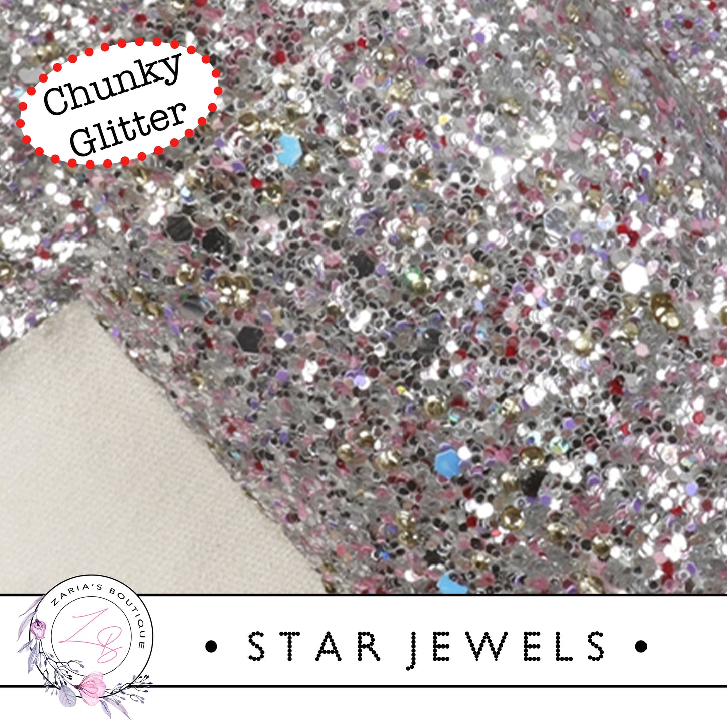 ⋅ Star Jewels ⋅ Chunky Sparkle Glitter ⋅ 1.14mm