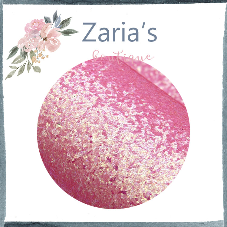Strawberry Sundae ~ Medium Glitter Faux Leather Fabric Sheets