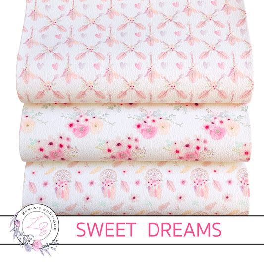 Custom Sweet Dreams Vegan Faux Leather Designer Multi-Pack & Single Sheets