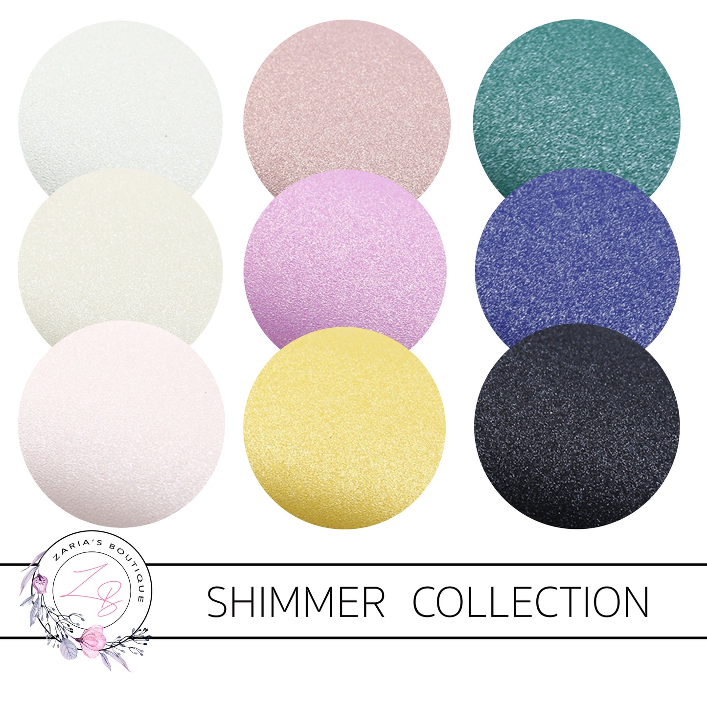 Shimmer Collection ~ Thick Shimmery Faux Leather ~ 0.86mm