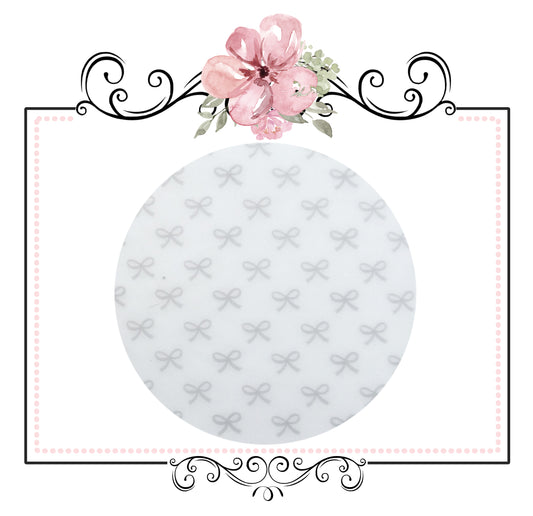 SALE Exclusive Frosted Jelly Bows ~White Silvery Grey ~ Faux Leather Bow Fabric Sheets