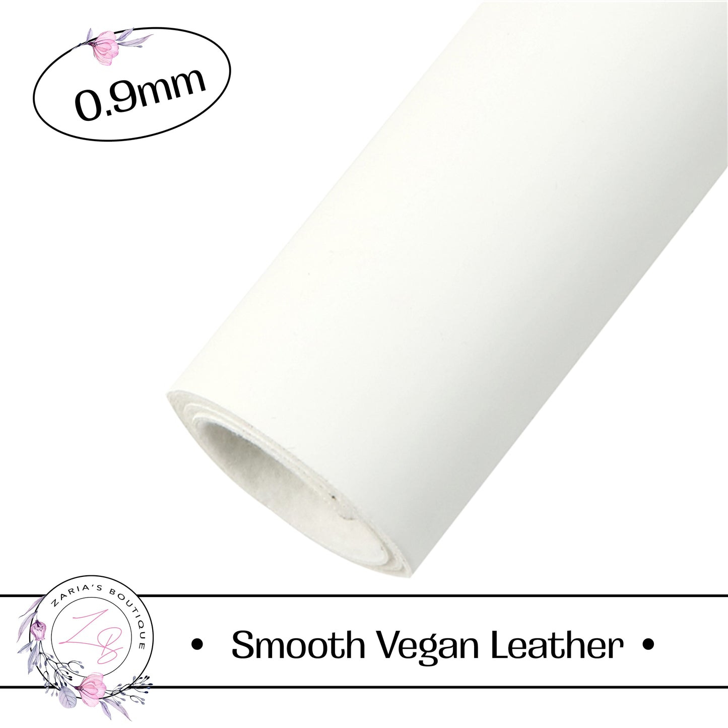 ⋅ Daisy White ⋅ Silky Smooth Premium Vegan Faux Leather ⋅ 0.90mm ⋅