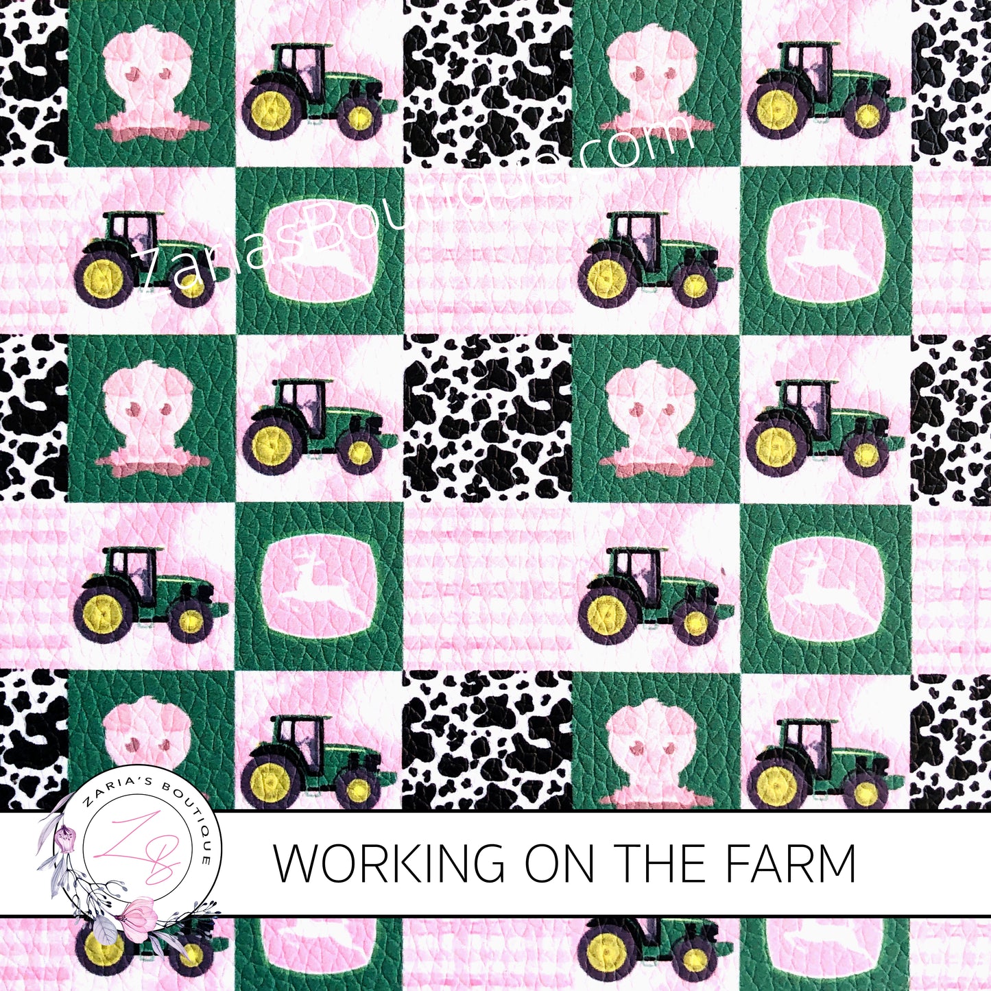 Down On The Farm ~ Tractor Resin Embellishment x 2 pieces