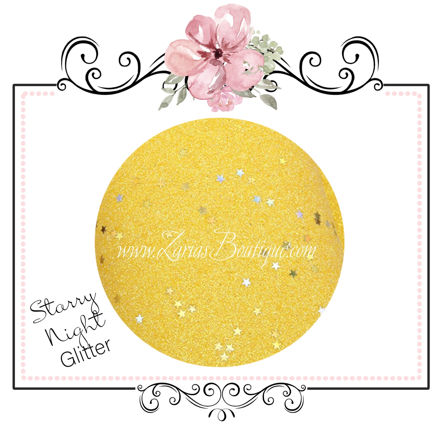 Starry Night Collection Fine Glitter ~ Yellow ~ Silver & Gold Star Encrusted Christmas Craft Sheets