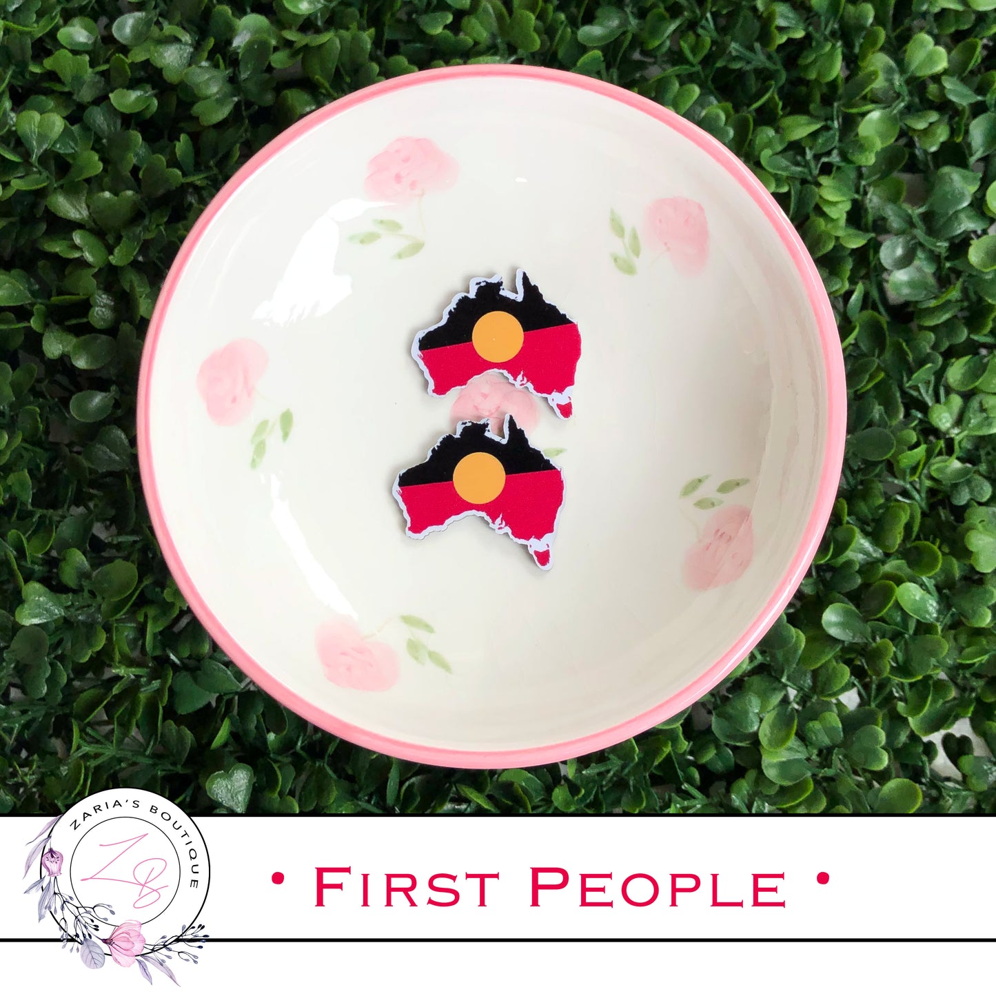 ⋅ Australia ⋅ Planar Flatback Resin Embellishment ⋅ First People ⋅ 2 Designs