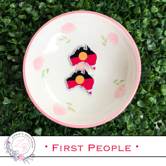 ⋅ Australia ⋅ Planar Flatback Resin Embellishment ⋅ First People ⋅ 2 Designs