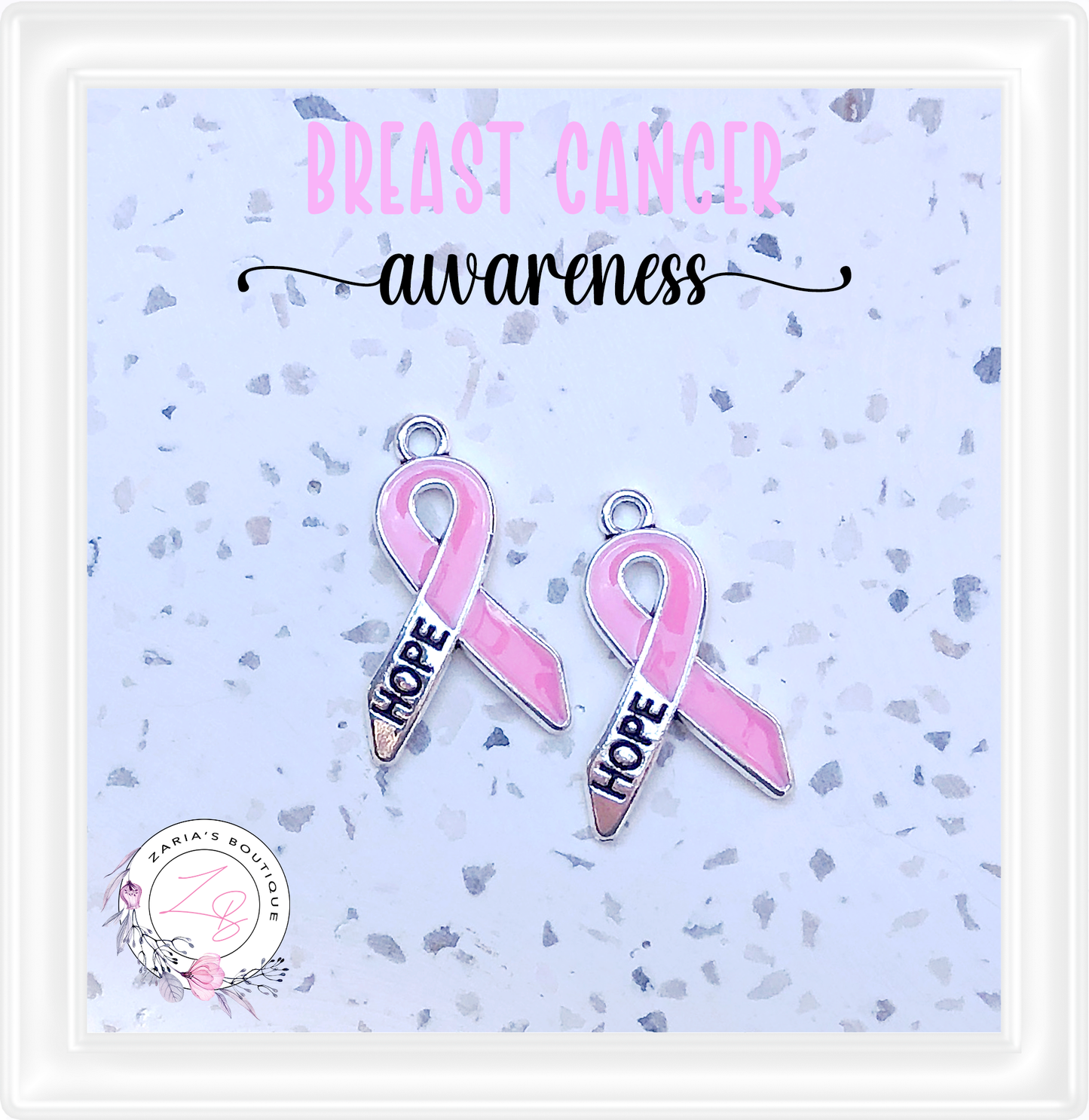 ⋅ Infant Loss ⋅ Pink & Blue Awareness Ribbon Charms ⋅