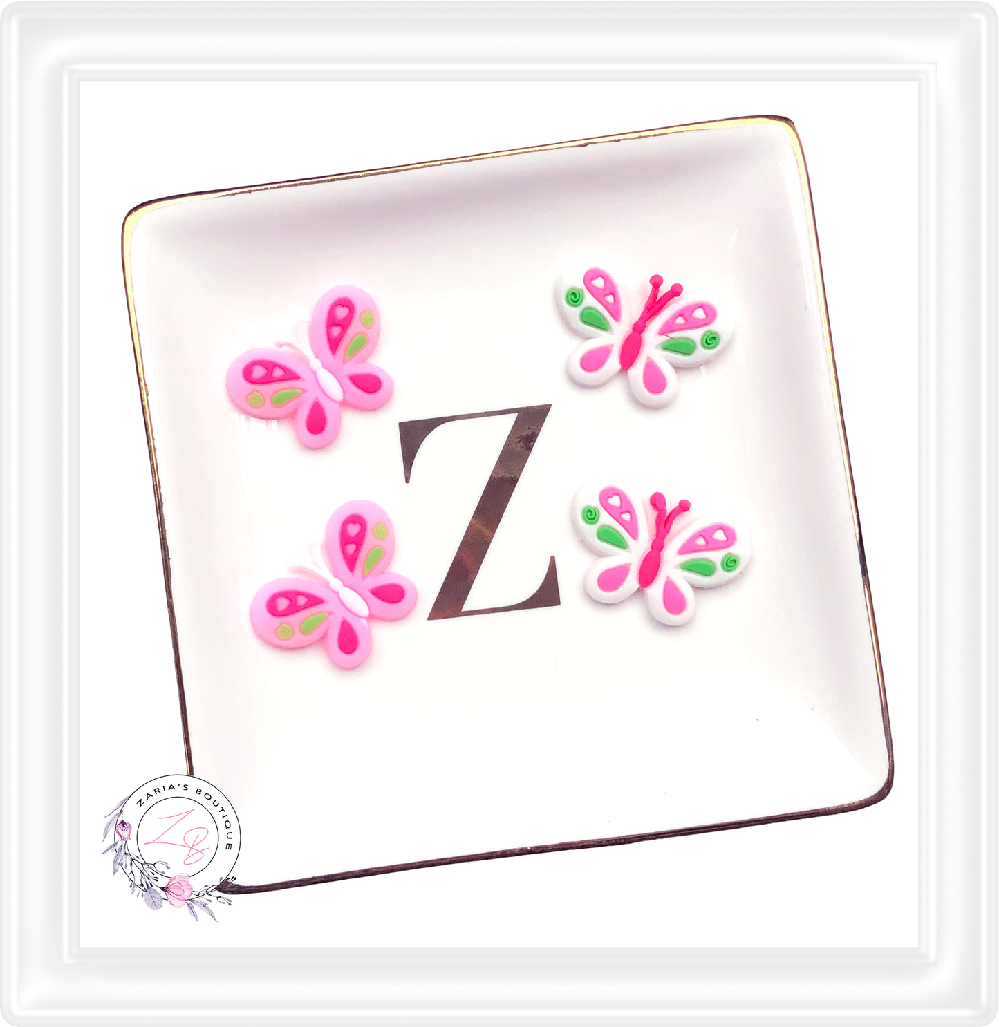 ⋅ Butterfly Flatback Embellishments ⋅ 2 pcs ⋅