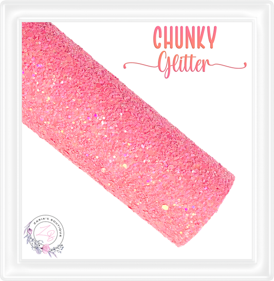 ⋅ Chunky Glitter ⋅ Coral Pink Sprinkles  ⋅