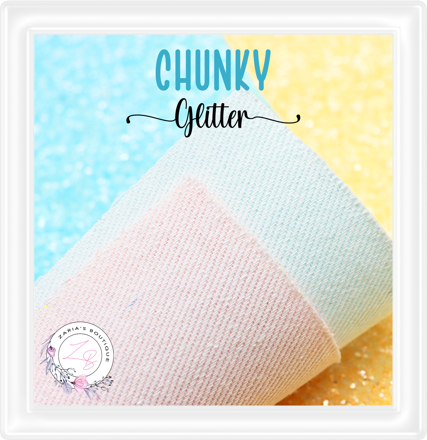 ∙ CHUNKY GLITTER ∙ Blush Pink Frosted Sprinkle ∙ 1.2mm