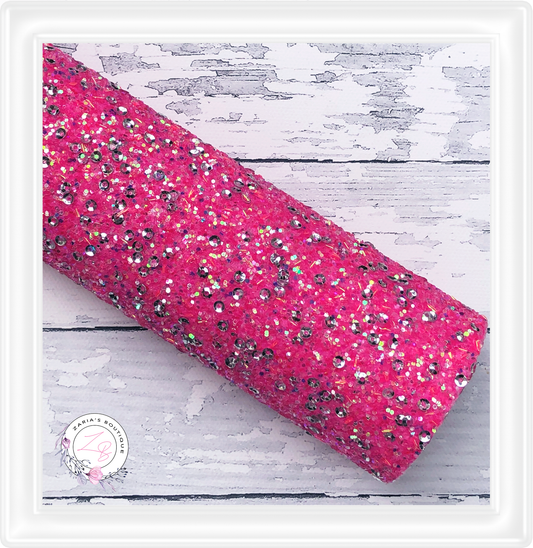 ∙ CHUNKY GLITTER ∙ Bright Pink Sequin Sprinkles ∙