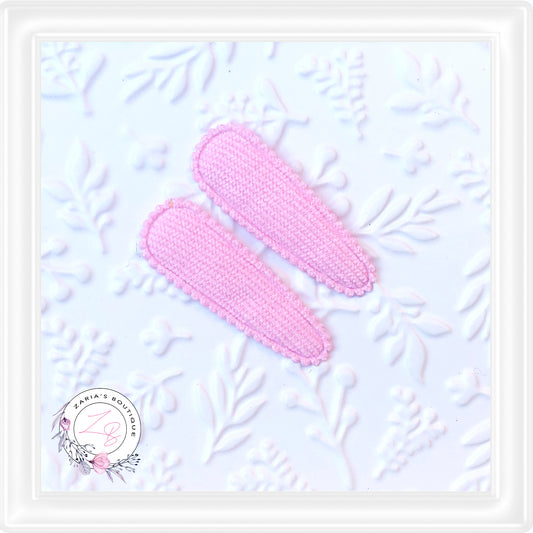 • Snap Clip Cover Appliques • Baby Pink Corduroy •