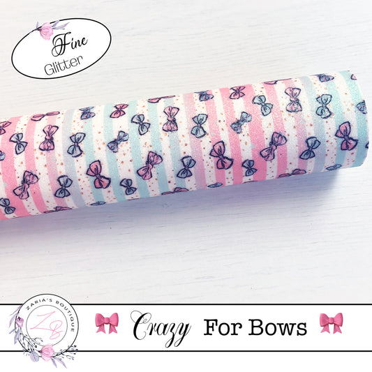 ⋅ Crazy For Bows  ⋅  Fine Glitter Sheets ⋅ Bow & Earring Crafts ⋅