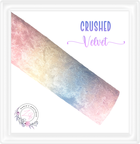 ∙ Crushed Velvet ∙ Pastels  ∙