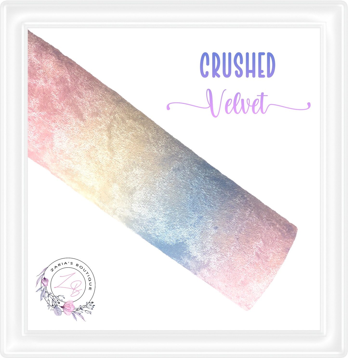 ∙ Crushed Velvet ∙ Pastels  ∙