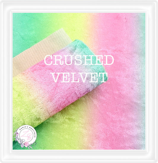 ∙ Crushed Velvet ∙ Brights  ∙